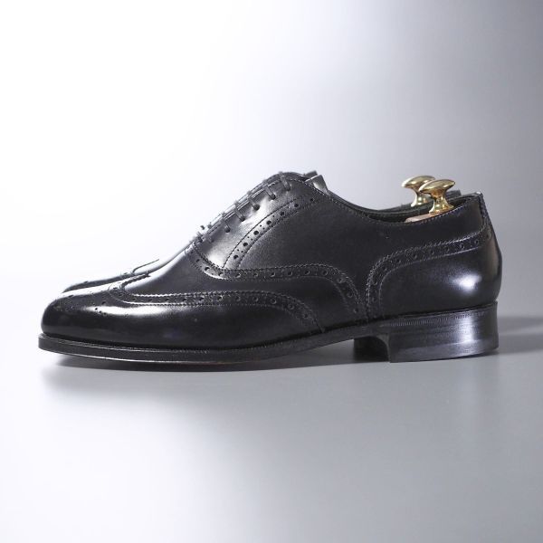 MD7032//未使用*フットジョイ/footjoy*メンズ/ウイングチップ/フルブローグ/レザーシューズ/革靴/黒/ブラック BOA フューエル フットジョイ（FOOT PROVENCE JUNIOR 0