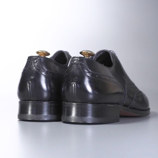 MD7032//未使用*フットジョイ/footjoy*メンズ/ウイングチップ/フルブローグ/レザーシューズ/革靴/黒/ブラック BOA フューエル フットジョイ（FOOT PROVENCE JUNIOR 0
