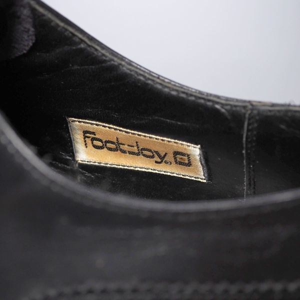 MD7032//未使用*フットジョイ/footjoy*メンズ/ウイングチップ/フルブローグ/レザーシューズ/革靴/黒/ブラック BOA フューエル フットジョイ（FOOT PROVENCE JUNIOR 0
