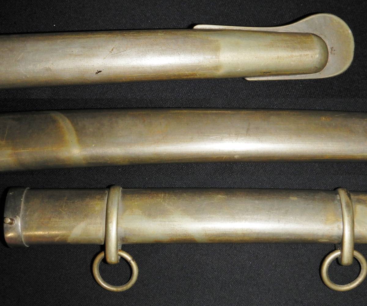 戦前警察・巡査用サーベル鞘・極美品・折畳駐爪用（日本軍刀緒日本陸軍