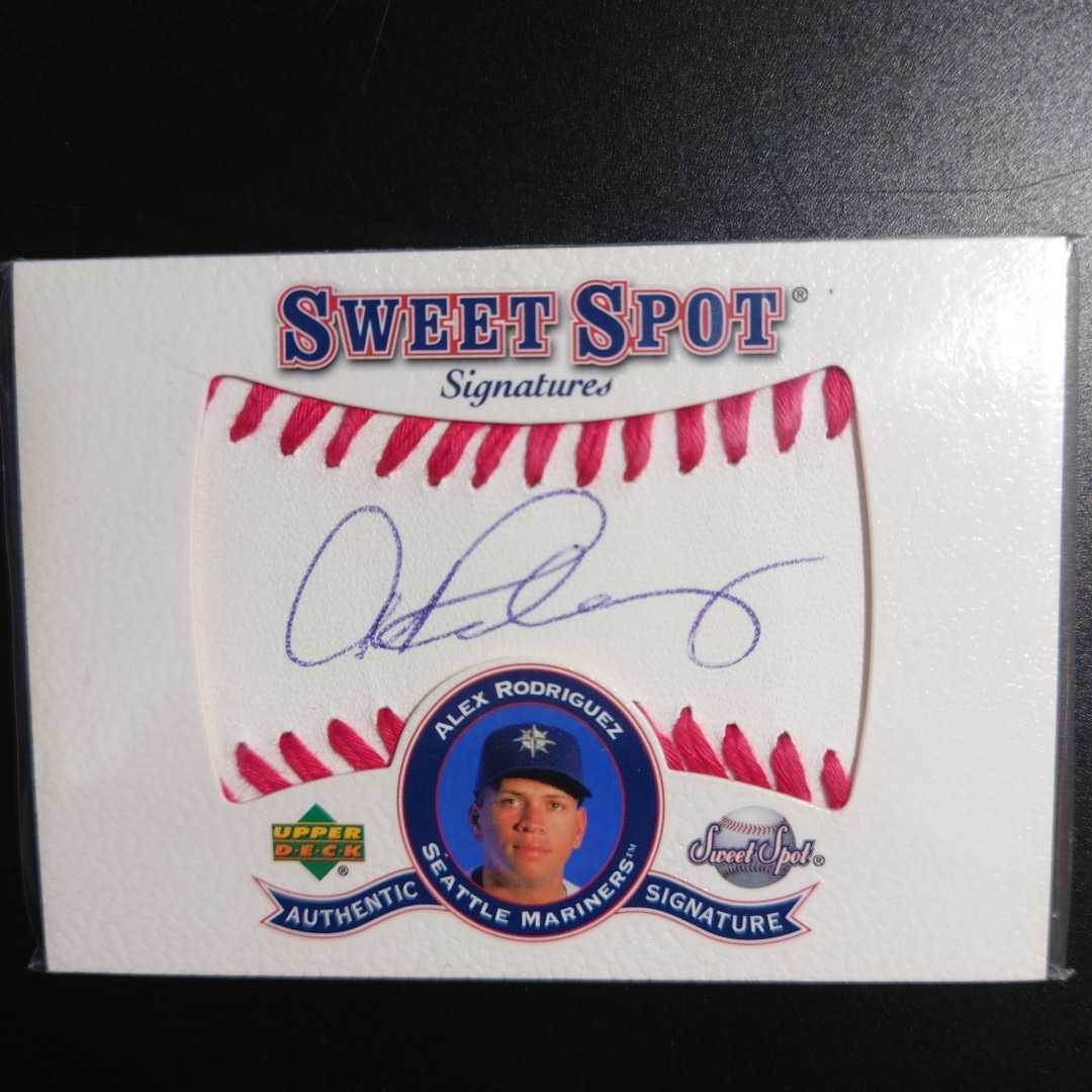 アレックスロドリゲス直筆サインカード アレックス ロドリゲス 直筆