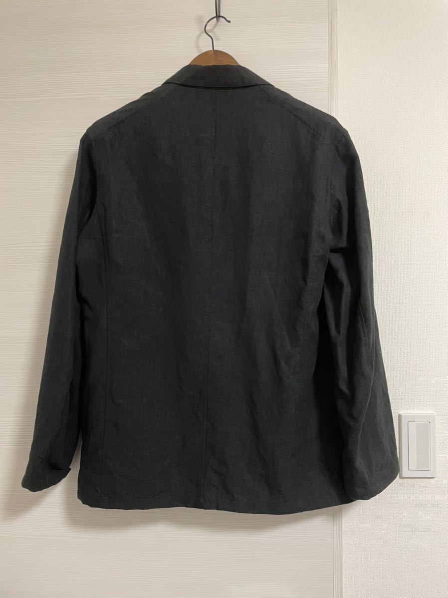 AURALEE オーラリー A9SJ01LP 19SS WASHED LINEN JACKET ブラック