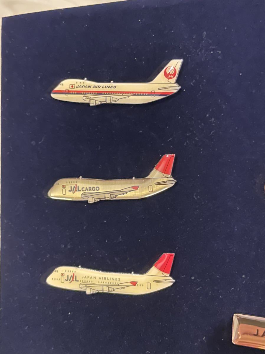 JAL 747 Family メモリアルピンズセット ピンバッジ(日本航空(JAL