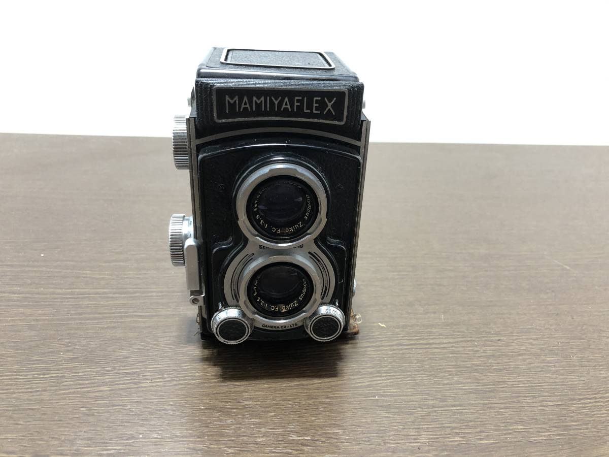 超激得，限定セール 19026 MAMIYAFLEX 二眼レフ フィルムカメラ Zuiko F.C.1:3.5 f=7.5ｃｍ マミヤフレックス 動作未確認 写真追加あり(マミヤ)｜売買されたオークション情報、yahooの商品情報をアーカイブ公開 - オークフ マミヤ