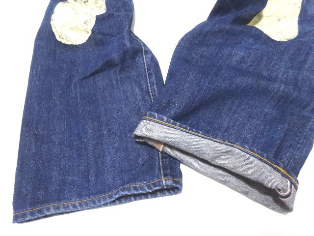 EVISU 00s vintage original NO2 LOT 2001 DENIM PANTS 30 size
