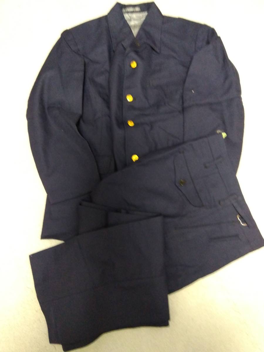 未使用？【国鉄 紺サージ制服 並1号 上下セット】制帽 日本国有鉄道 