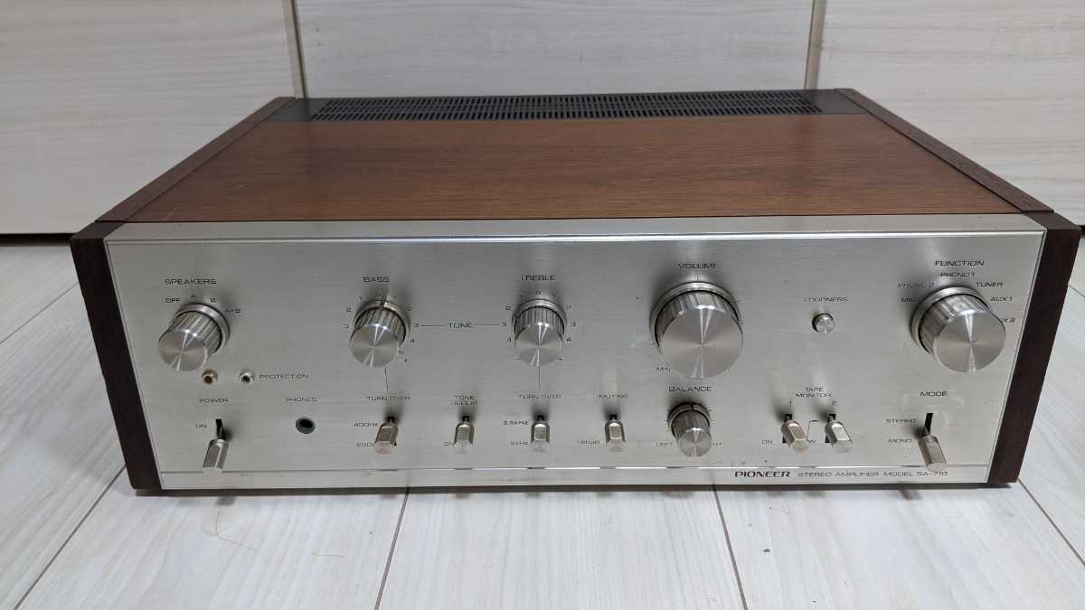 Pioneer STEREO AMPLIFIER SA-710 ステレオアンプ ジャンク