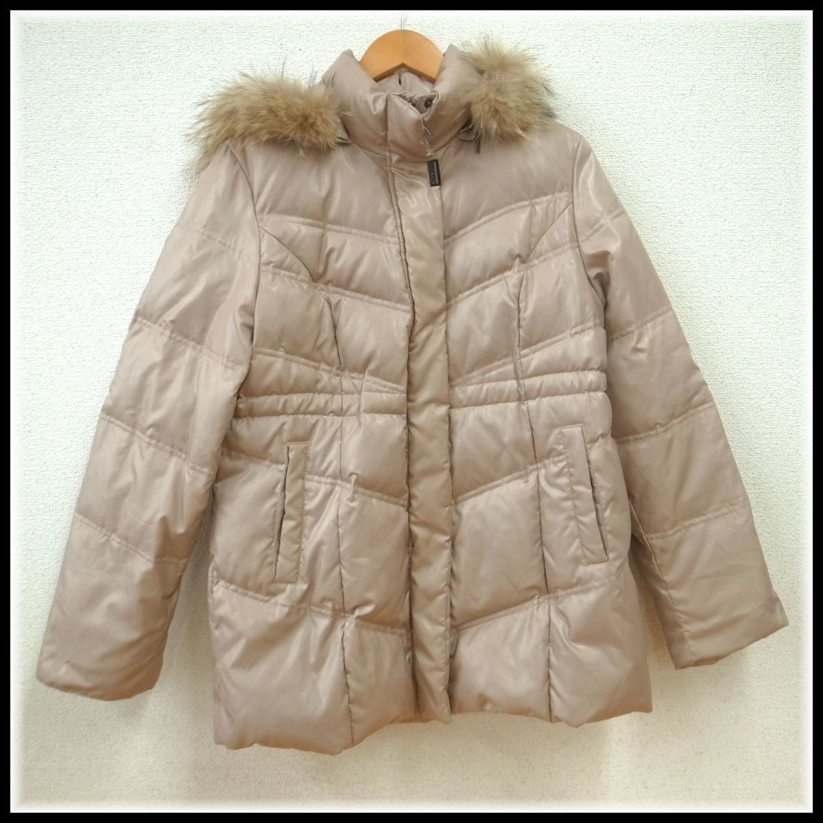 A181T BALMAIN バルマン ダウンコート ミドル丈 M3018D-75C ダウン95 