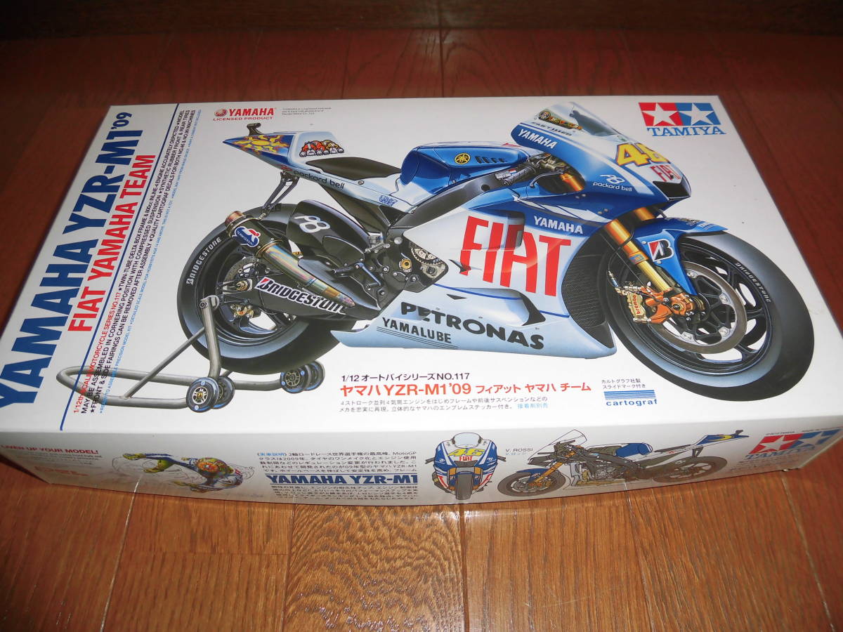 人気，豊富な タミヤ 1/12 ヤマハ YZR-M1 '09 フィアット ヤマハ チーム NO117(ヤマハ)｜売買されたオークション情報、yahooの商品情報をアーカイブ公開 - オークファン ヤマハ