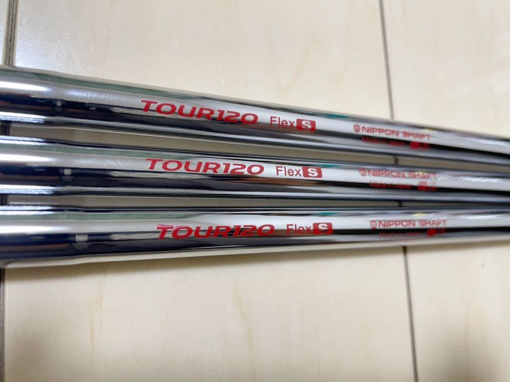ウエッジ新品即抜き！　MODUS3 TOUR 120Sシャフト3本セット MODUS3 モーダス3 120S 10本 3番～ウェッジ 価格