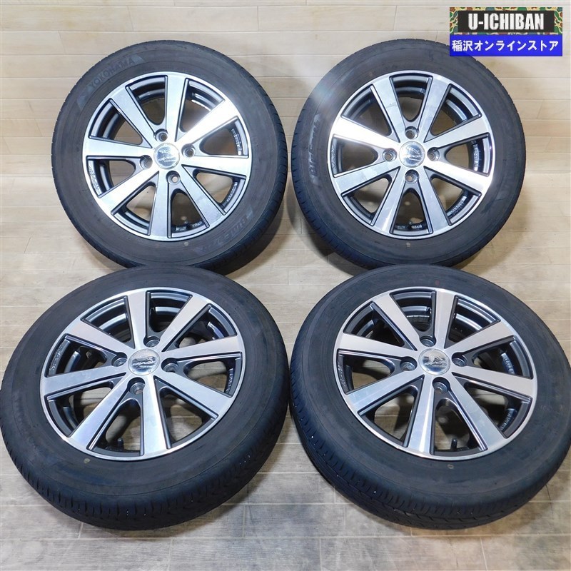  155/65R14 軽 軽自動車 等 スマック 4.5-14+45 4H100 2020年製 ヨコハマ ブルーアース 14インチ 4本セット 009(ラジアルタイヤ)｜売買されたオークション情報、yahooの商品情報をアーカイブ公開 - オーク 4穴