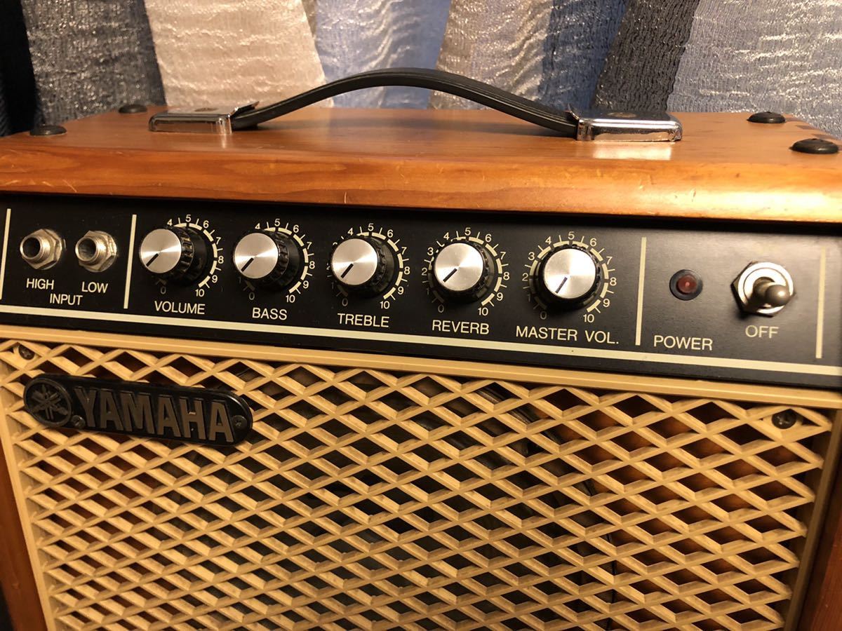 1970's YAMAHA G-10W - ギターアンプ YAMAHA G-10W 木製 ビンテージ