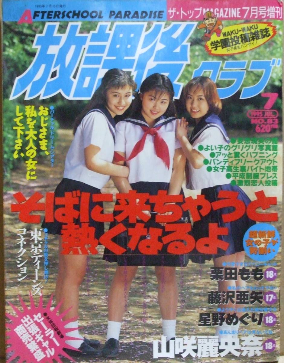 W 放課後クラブ 1995年7月号 NO.83の入札履歴 - 入札者の順位