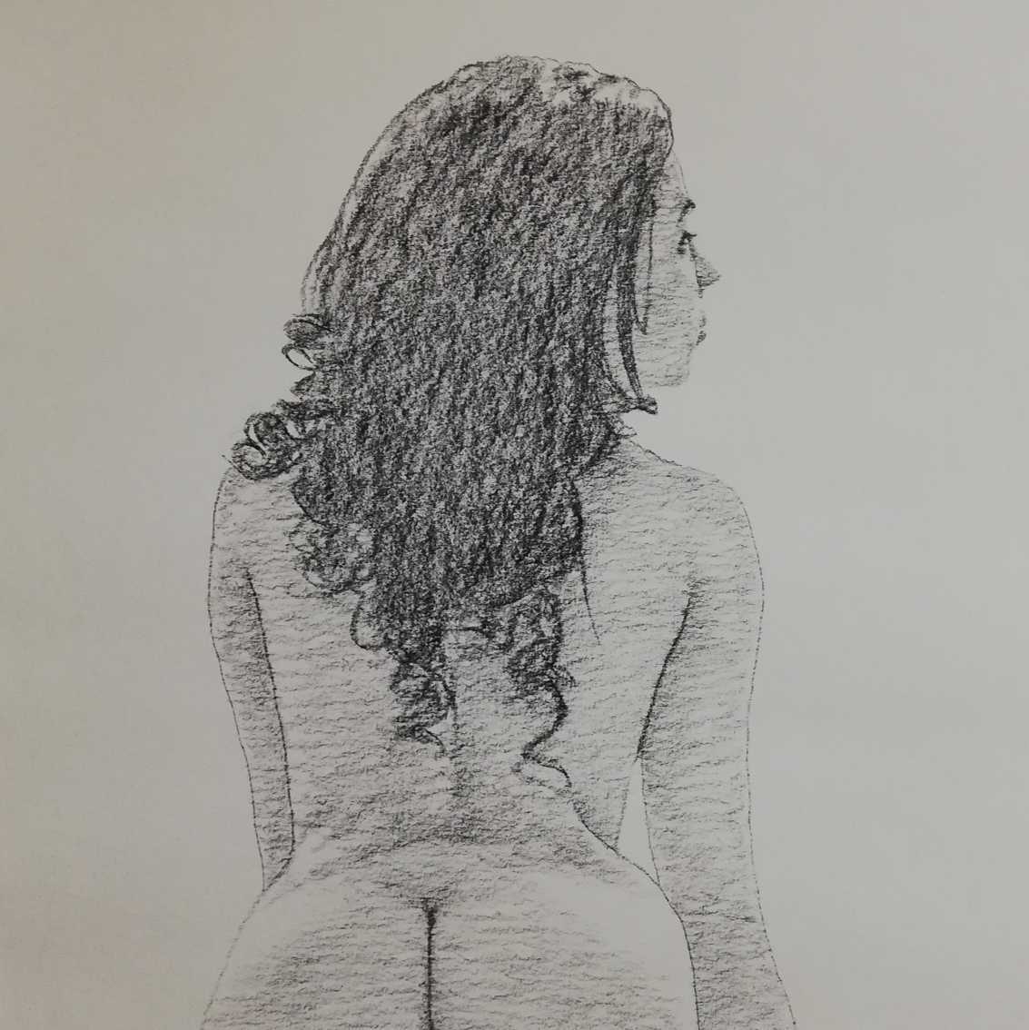 イラストレーター 松原健治 ドローイング 新作 原画「Girls1159」A3 