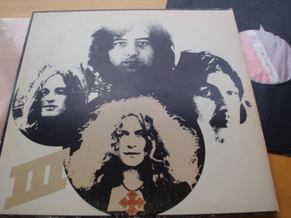 Led Zeppelin III - LED UK ZEPPELIN 0 UKオリジナルLP RED⁄PLUMラベル A5⁄
