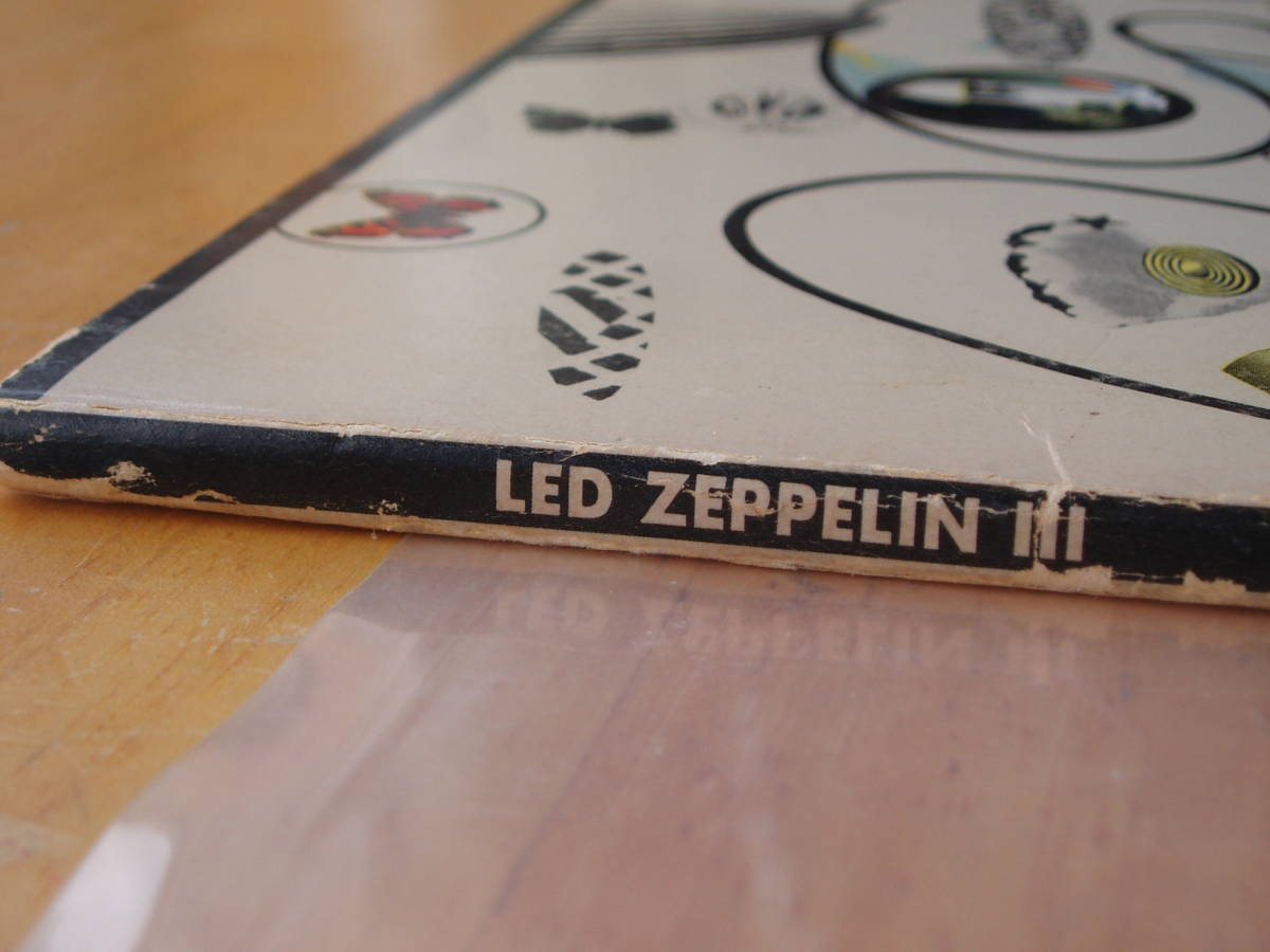 Led Zeppelin III - LED UK ZEPPELIN 0 UKオリジナルLP RED⁄PLUMラベル A5⁄