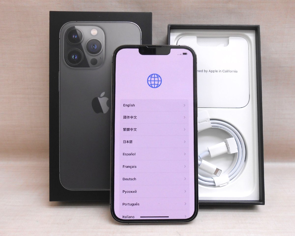 大黒屋】中古美品 SIMフリー apple iPhone 13 Pro Graphite 128GB 