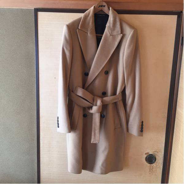 日本未展開 ZARA MAN チェスターコート ミルクティー