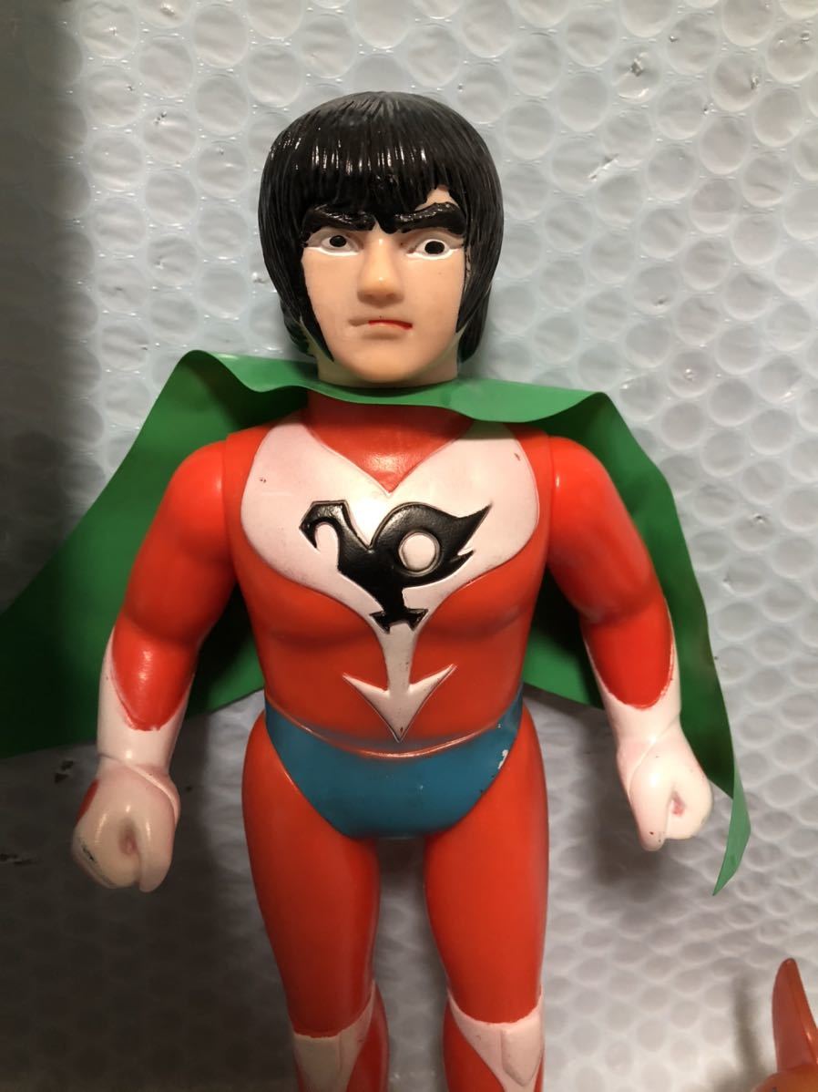 タカトク 破裏拳ポリマー ヘルメット 面取れソフビ 25cm タツノコプロ