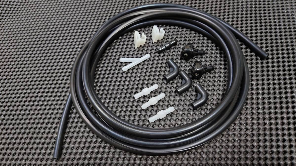 超激得，爆買い AE86ウインドウォッシャーリフレッシュキット 純正 ウオッシャーノズル ホース バルブ エルボ ボンネットクリップ付属(フロント)｜売買されたオークション情報、yahooの商品情報をアーカイ トヨタ用