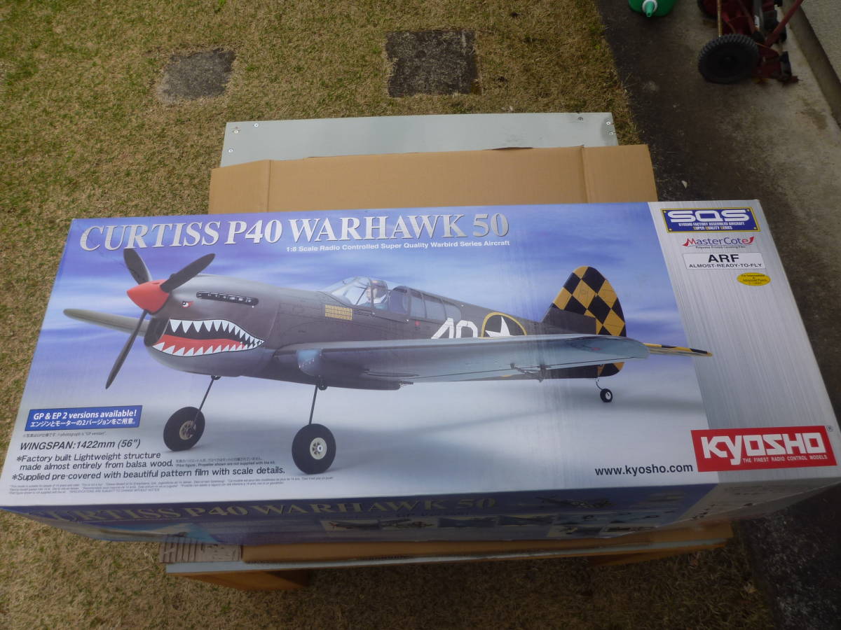 Warhawk Curtiss - カーチスP-40 ARF 京商50クラス WARHAWK40 Kyosho
