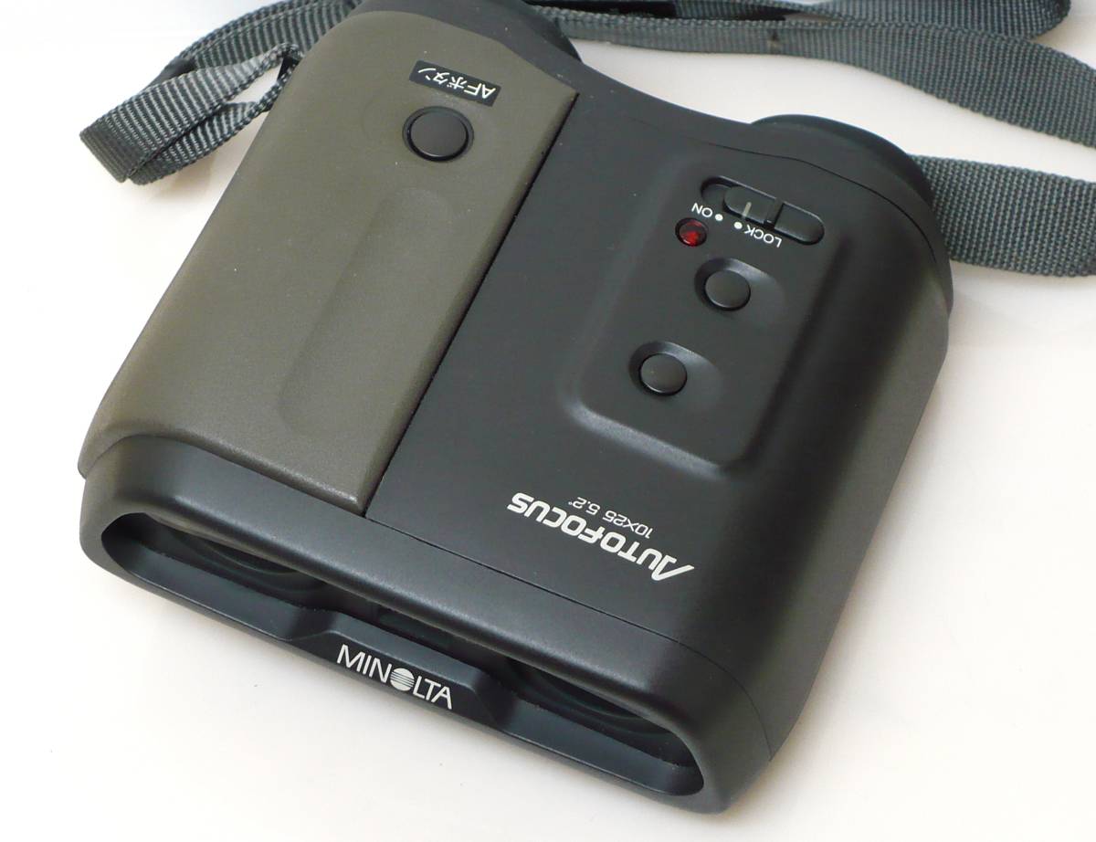 ★MINOLTA(ミノルタ)● AUTO FOCUS 10X25 5.2°◆オートフォーカス双眼鏡●実用・良品 MINOLTA ミノルタ Minolta QUARTZ ヨアケマエカメラ HI-MATIC