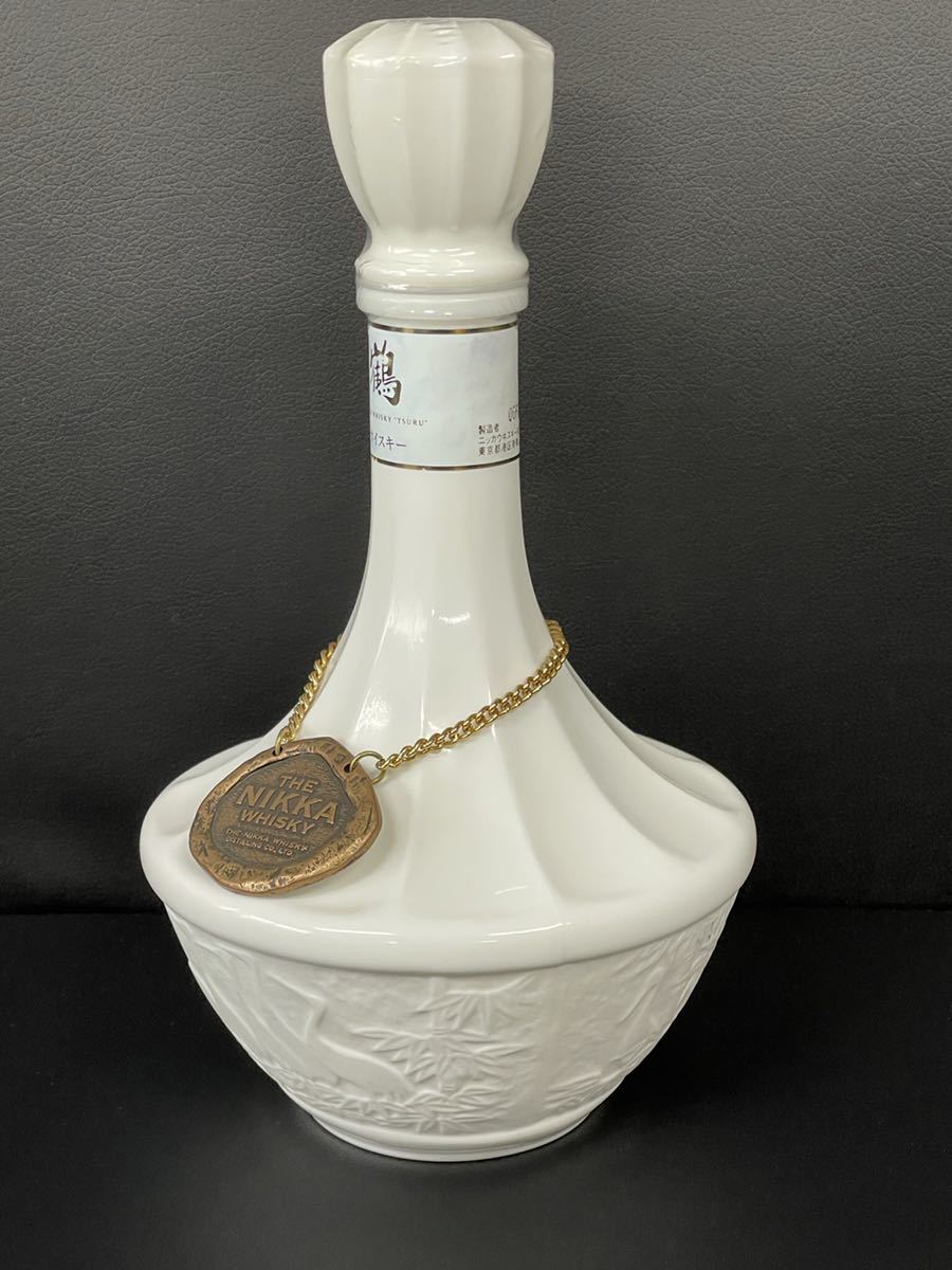 NIKKA WHISKY 鶴 ニッカ ウイスキー 古酒 未開栓品750ml 43％ 陶器