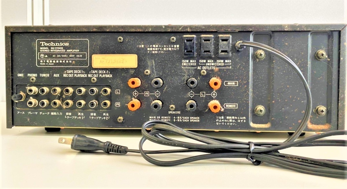 Technics テクニクス プリメインアンプ SU-7700Ⅱ SU-7700 春トレンド 