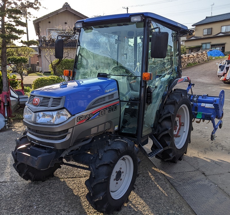 イセキ トラクター AT310 ウィングハロー ロータリーセット(車体 