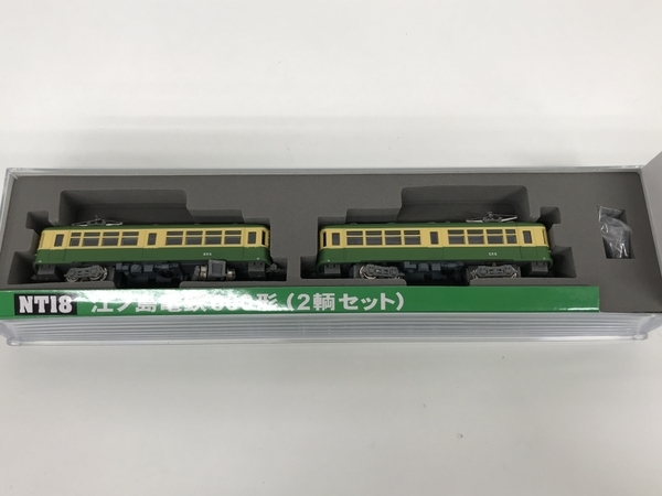 MODEMO NT18 江ノ島電鉄 600形 2輌セット Nゲージ 鉄道模型 中古 美品