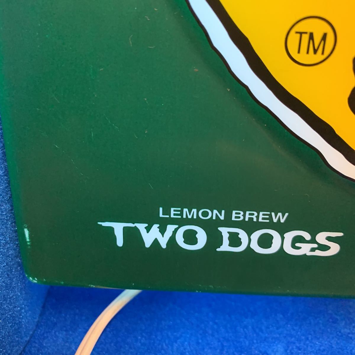 ☆希少 TWO DOGS ツードッグス ネオン管インテリア 照明 アクリル看板 