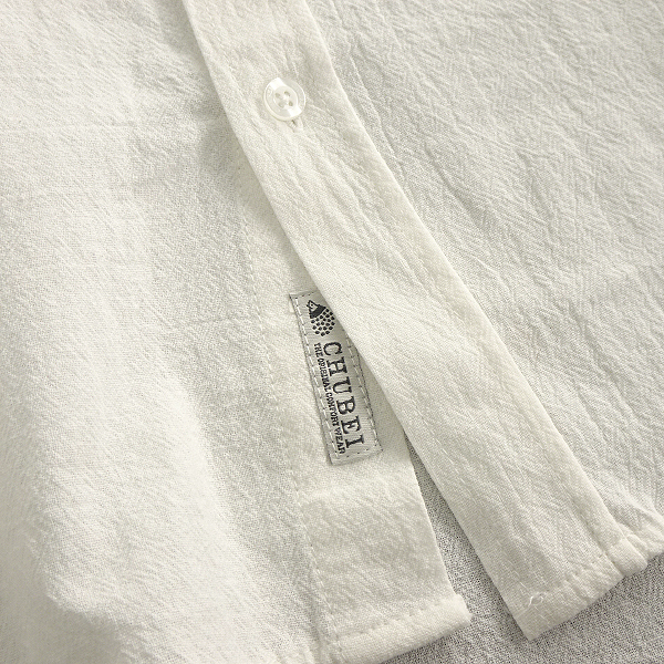 チュウベイ 春夏 CHUBEI 新品 2022年 裏毛 コットン パンツ スウェット シャツ バンドカラー 半袖 カーゴ L ポケット ショート