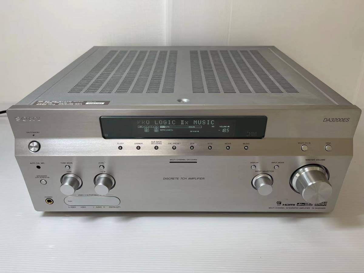 オーディオ機器 SONY DA3200ES AVアンプ ソニー