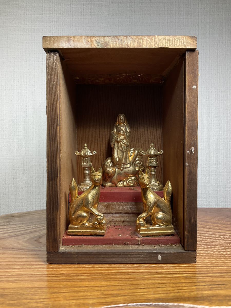豊川稲荷 仏像 妙厳寺 厨子入 狐 荼枳尼天像 仏教美術