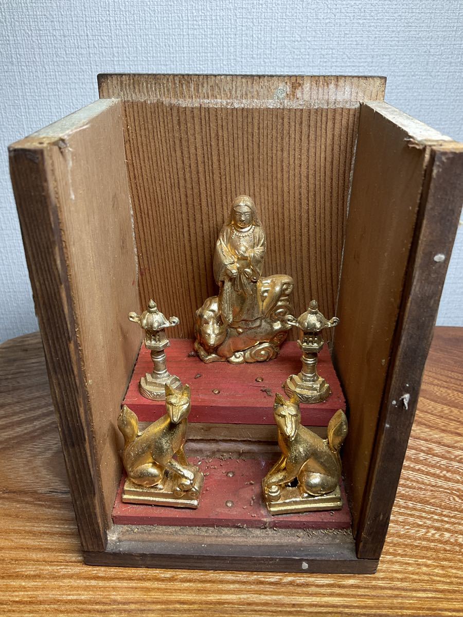 豊川稲荷 仏像 妙厳寺 厨子入 狐 荼枳尼天像 仏教美術
