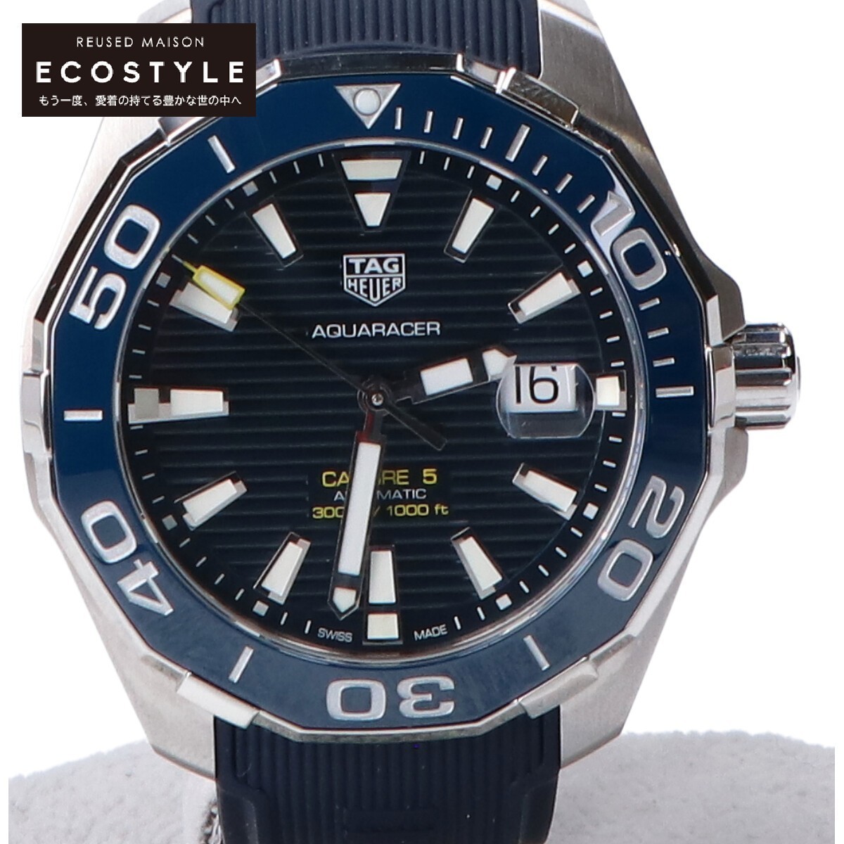 美品/ TAG HEUER タグホイヤー WAY201B.FT6150 CALIBRE5 アクア  