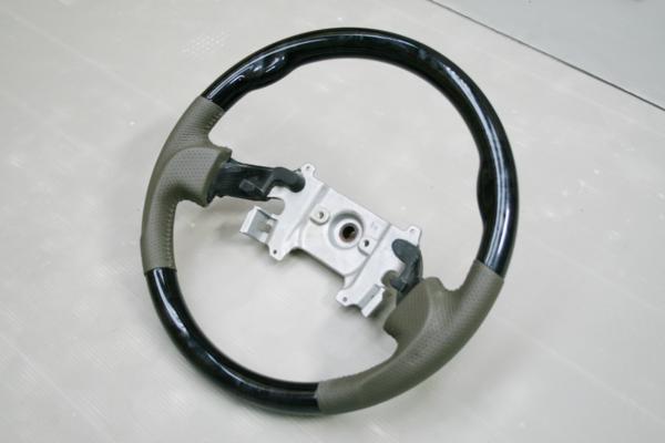スズキ エブリィバン DA64V エブリィワゴン DA64W　インテリアパネル24P ガングリップステアリング 黒木目調 DA64W DA64V スズキ 対応 シン・軽 2WD