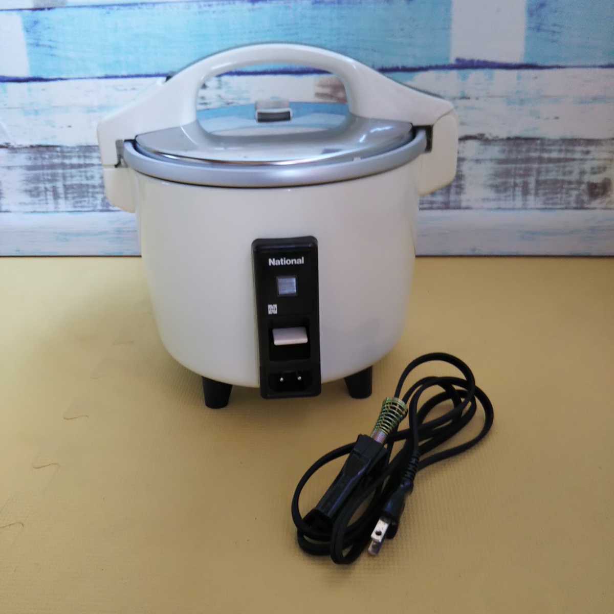 未使用／ナショナル電気炊飯器 SR-3100 1.0L 松下電器 昭和56年購入 