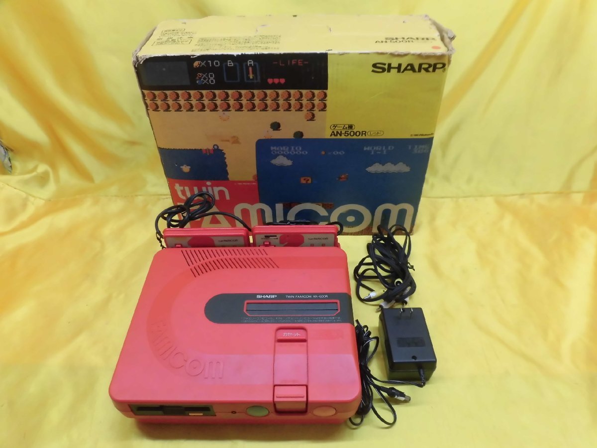 ツインファミコン レッド シャープ - SHARP AN-500R 本体 赤 公式通販 