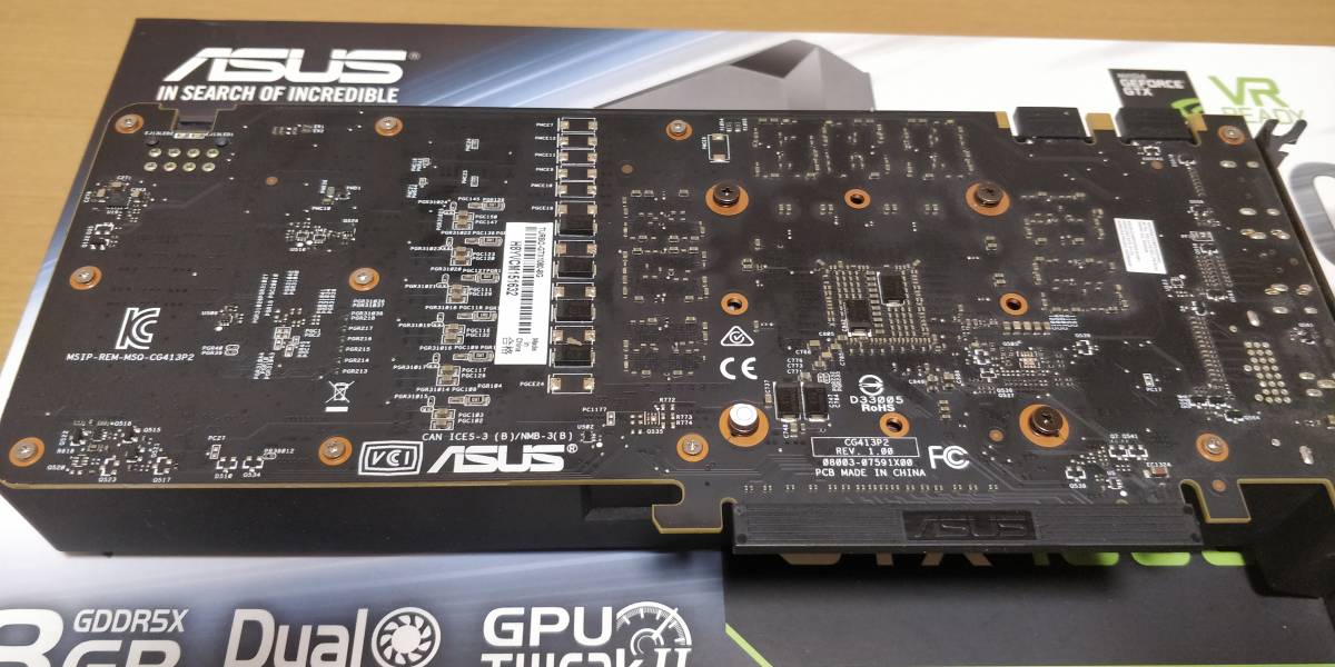 中古 ASUS TURBO-GTX1080-8G 【公式通販】