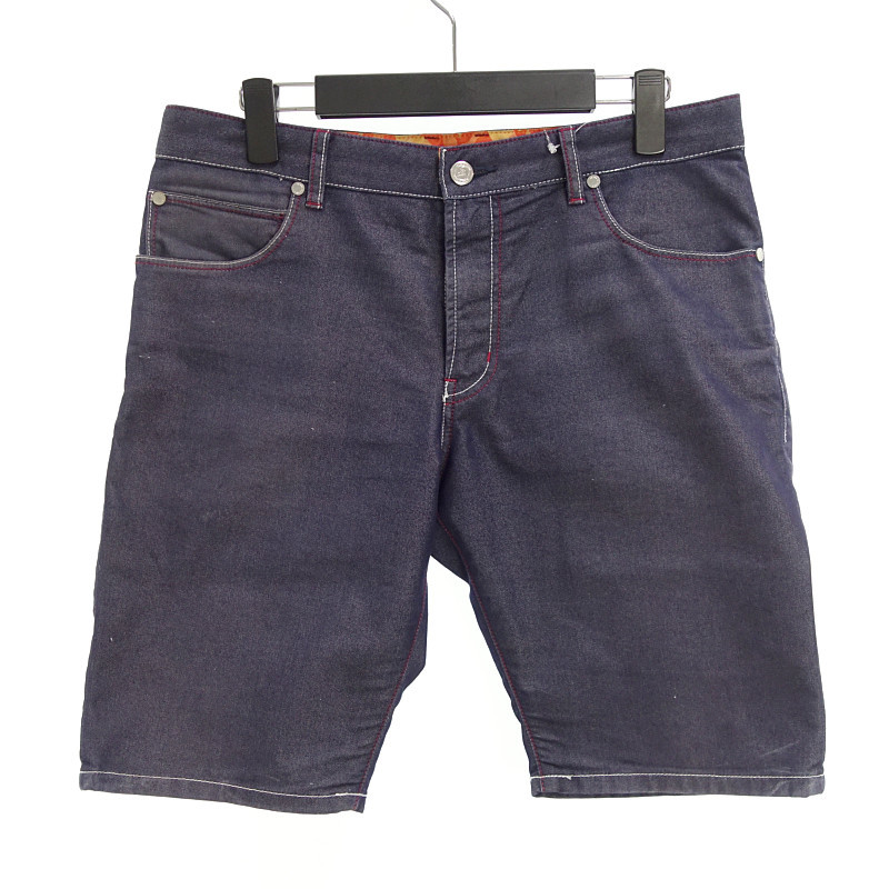 【セール，正規品】 マークアンドロナ/MARKLONA MARKLONA ゴルフ スカル ステッチ デニム ハーフパンツ メンズM インディゴ(84cm～)｜売買されたオークション情報、yahooの商品情報をアーカイブ公開 - オークファン パンツ、スラックス