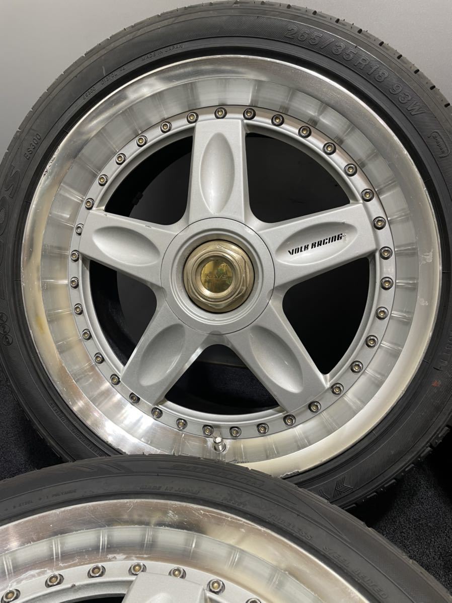 235/40 265/35 R18 RAYS VOLKRACING C-V PRO 18インチ 8J/9.5J +38