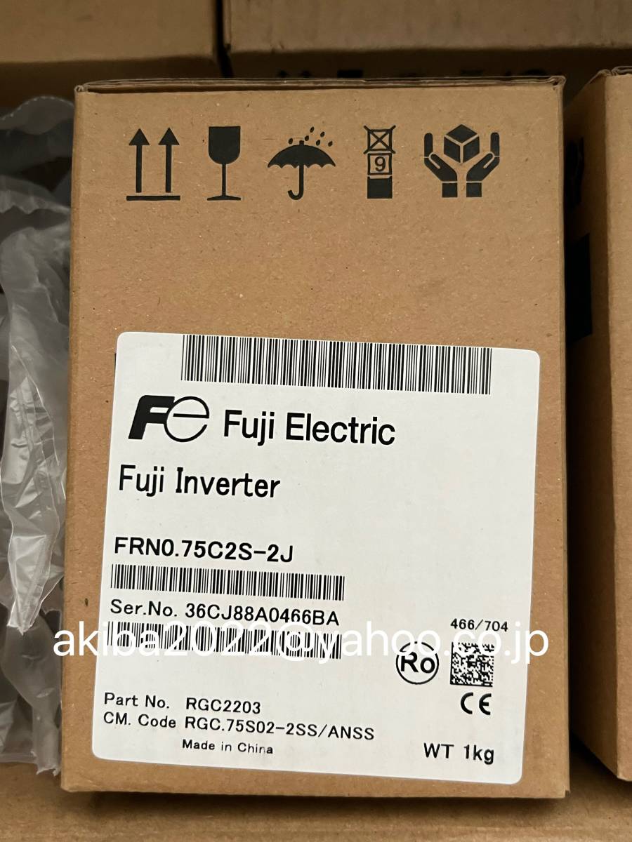  富士電機 形 インバーター FRN0.75C2S-2J 保証付き(その他)｜売買されたオークション情報、yahooの商品情報をアーカイブ公開 - オークファン その他