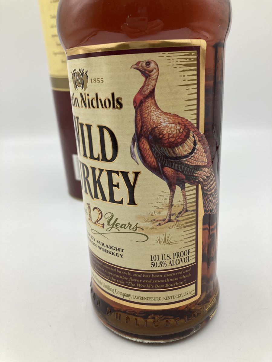 ワイルドターキー WILD TURKEY 12年 バーボンウイスキー 箱付き 700ml