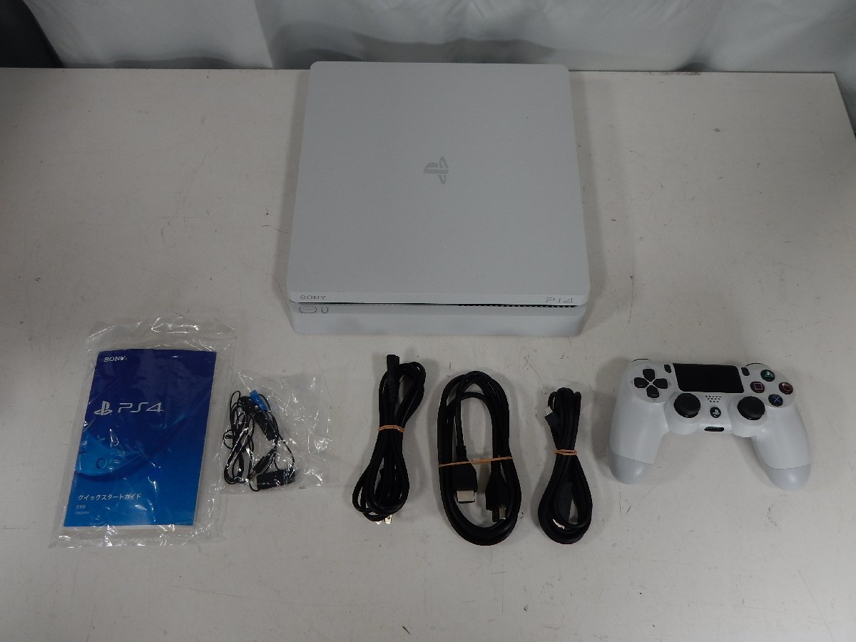 美品 SONY ソニー PS4 CUH-2200A B02 500GB グレーシャー・ホワイト 1