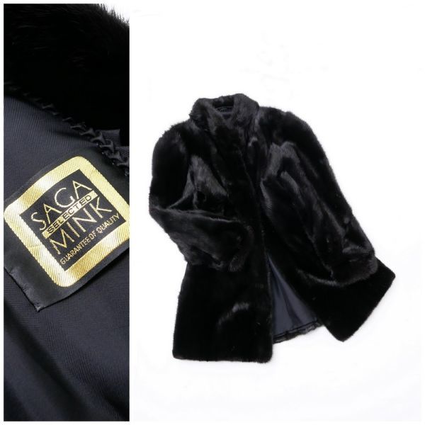 正規品，安い GK4226 最高級毛皮 サガミンク/SAGA MINK 金サガ ダークミンク ミンクファー MINK リアルファー ファーコート/ロングコート ブラウン 15(ミンク)｜売買されたオークション情報、yahooの商品情報をア ミンク