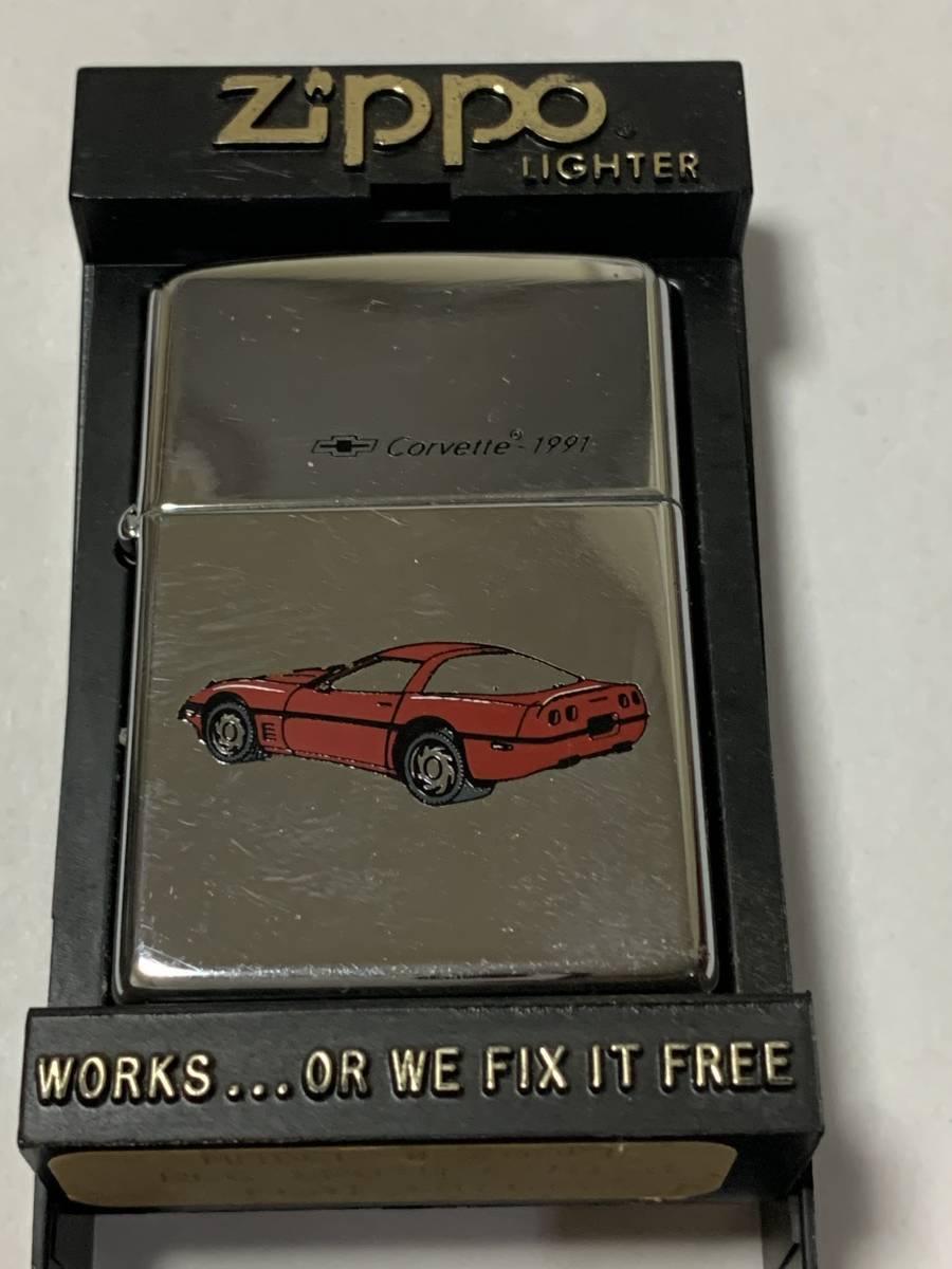 Zippo ライター Corvette 未使用（2個セット） 1993年 コルベット ZIPPO 未使用 保証書なし ライター Zippo 【公式通販】