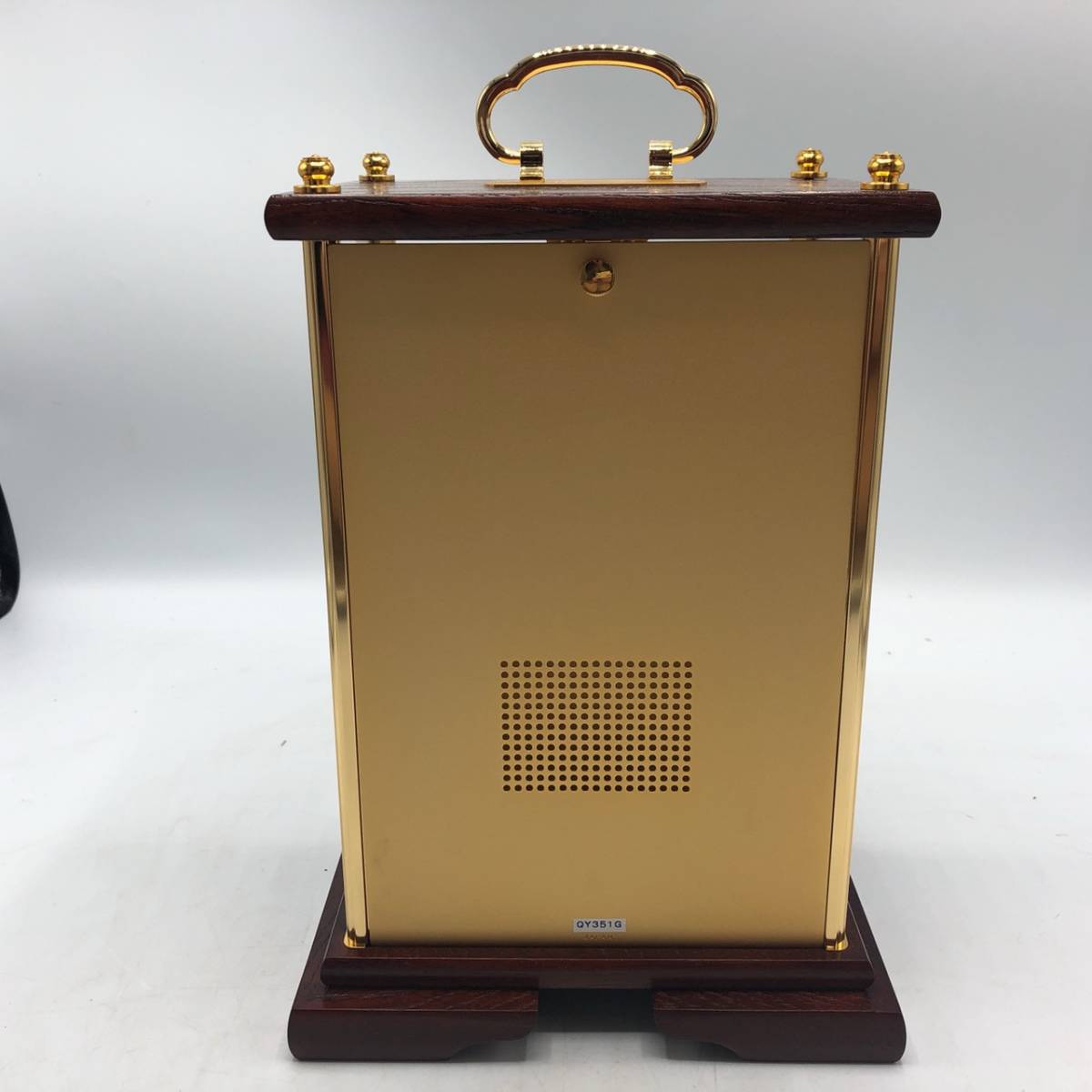 9 稼働品 セイコー QY351G 柱時計風 置時計 クォーツ 昭和レトロ Yahoo