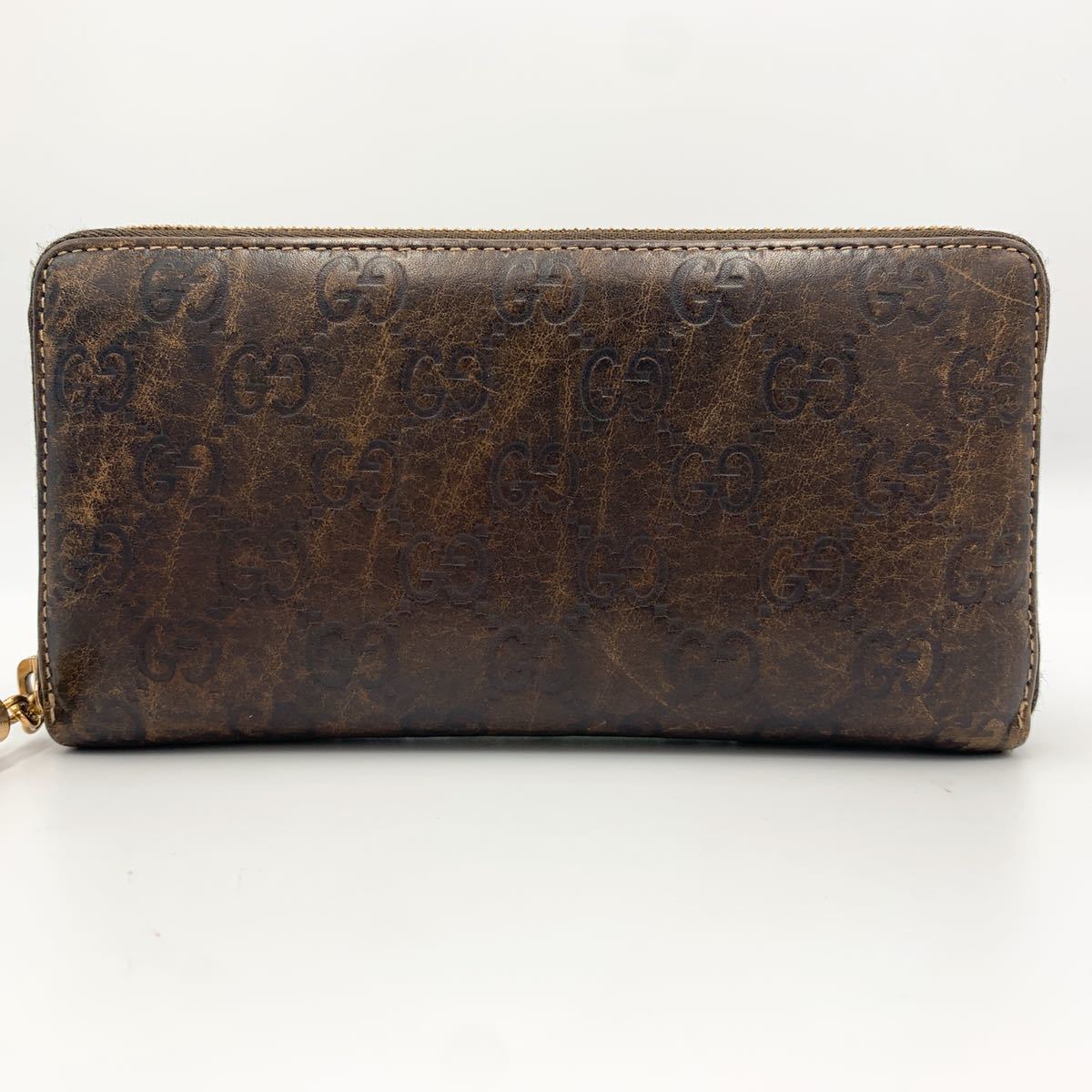 1円《極美品・付属品完備》GUCCI グッチ オールドグッチ 長財布