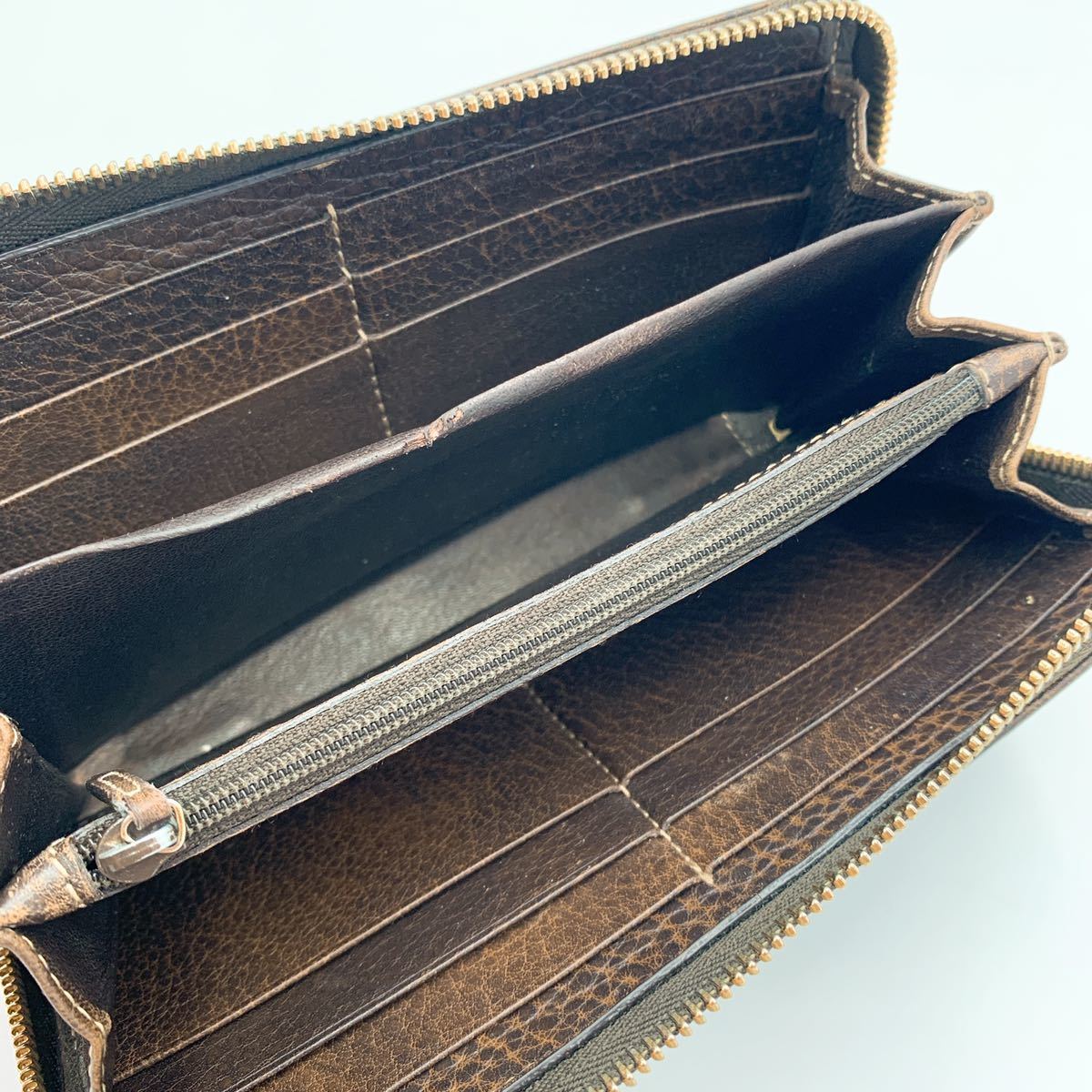 1円《極美品・付属品完備》GUCCI グッチ 長財布 ラウンドファスナー 